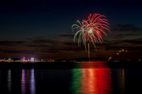 Gunrock fireworks 5x7/8x10 matted $20/$30