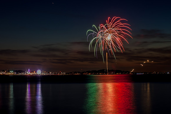 Gunrock fireworks 5x7/8x10 matted $20/$30